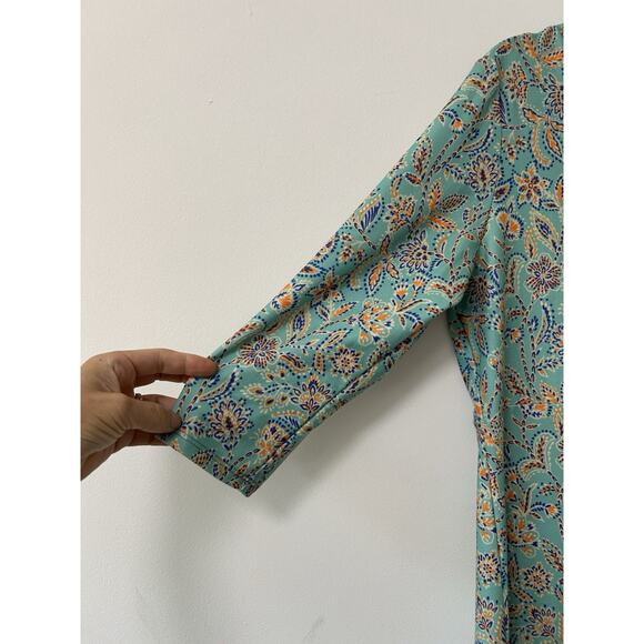 Nuu Muu GoBe Pirouette VNeck Aline Geometric Minidress XL Proformance Stretch - Picture 2 of 10